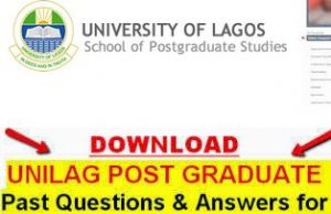 Unilag Postgraduate Past Questions