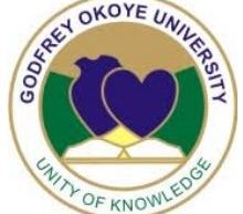 Godfrey Okoye University Admission Form