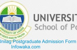 Unilag Postgraduate Admission Form 2018