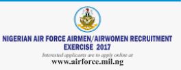 Nigerian Air force Recruitment Portal 