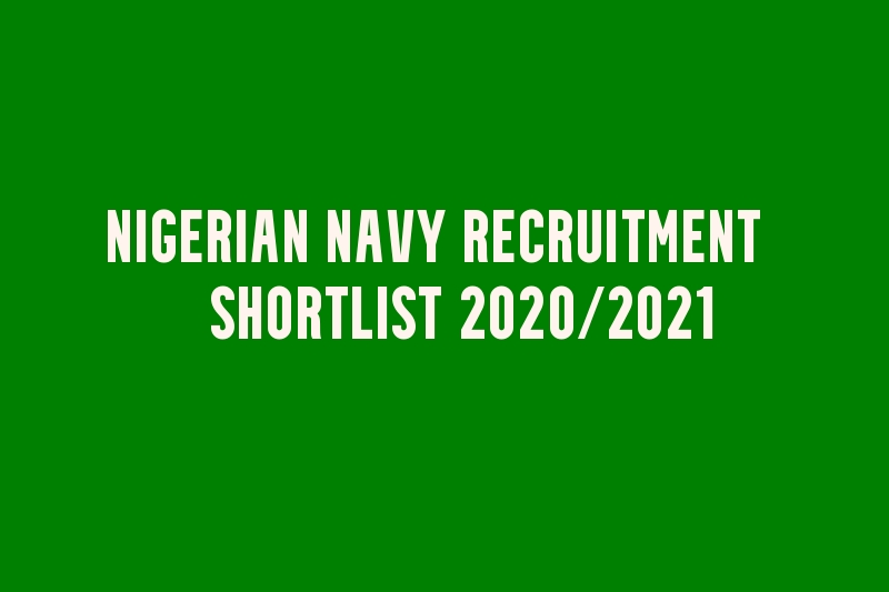 Nigerian Navy Recruitment List of Successful