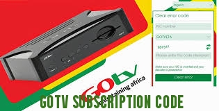 GOTV Subscription Code