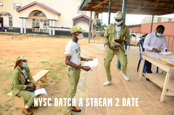 NYSC Batch A Stream 2 Date