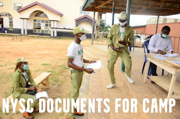 NYSC Documents for Camp