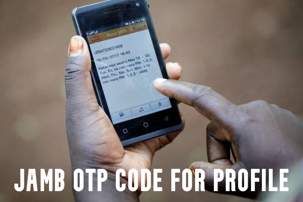JAMB OTP Code for Profile