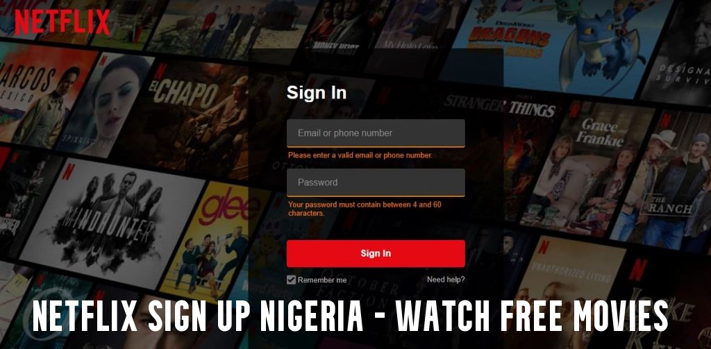Netflix Sign Up Nigeria - Watch Free Movies