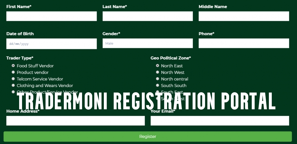 Tradermoni Registration Portal 