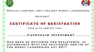 Cash Chain Investment Registration