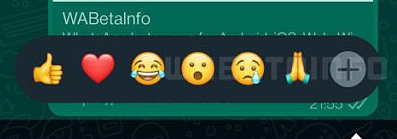 WhatsApp Emoji Reactions