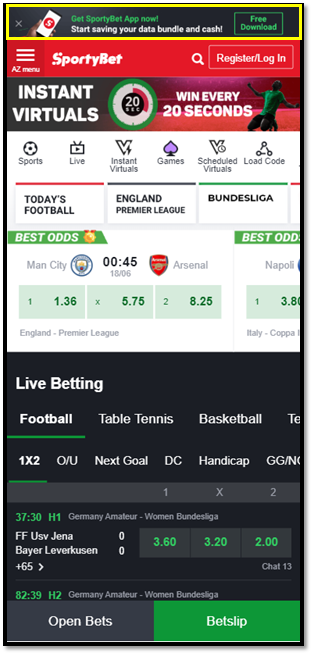 Download SportyBet