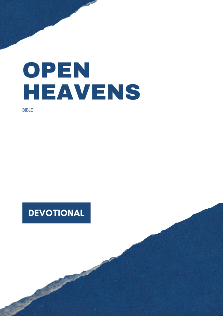 20th August Open Heavens 
