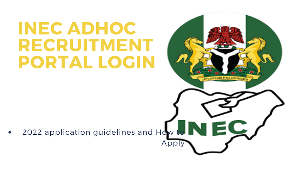 INEC Adhoc Recruitment Portal Login