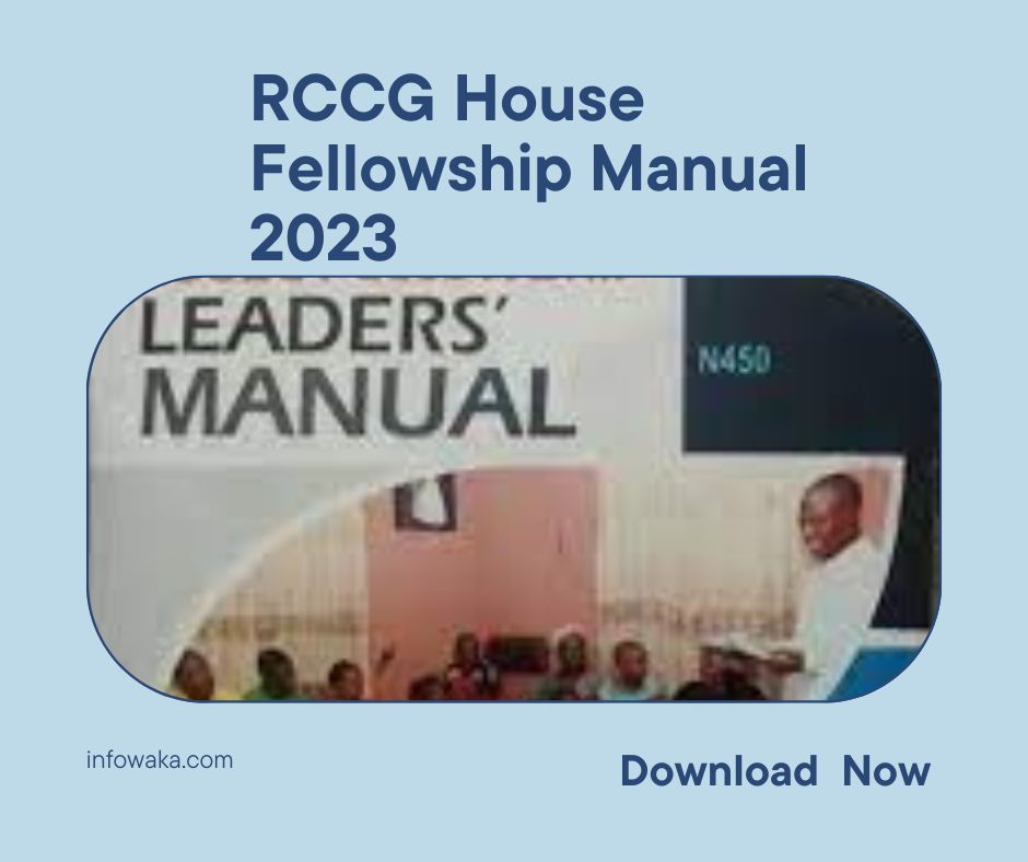 RCCG House Fellowship Manual 2023