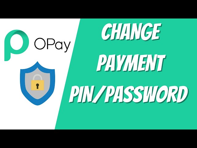 How to Set Payment PIN on Opay