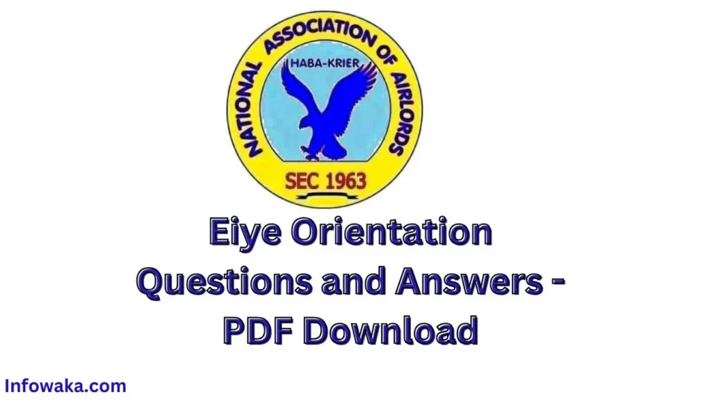 Eiye Orientation Questions